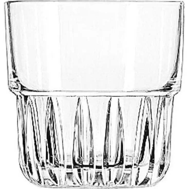Bormioli Luigi 6101836 Everest Rocks Behälter 36 Gläser, 35. 5 cl