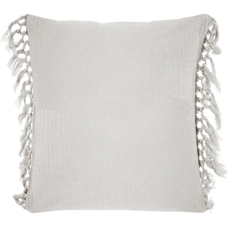 LeGer Home by Lena Gercke Kissenbezug Hevin, (2 Stück), Musselin Optik, 2-er Set, ohne Füllung, mit Fransen – Bild 5