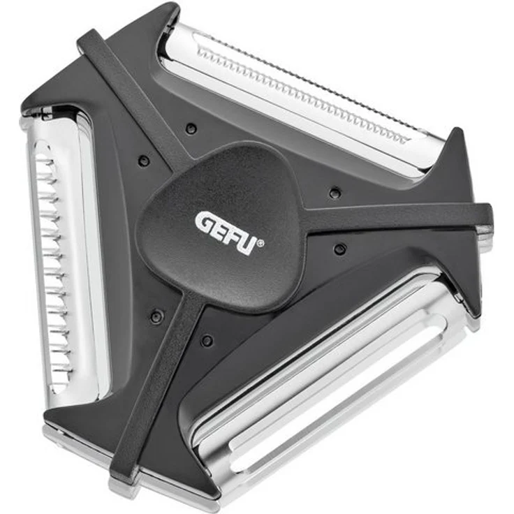 GEFU Sparschäler Sparschäler SPIN 3in1 Universalschäler Gemüseschäl – Bild 4