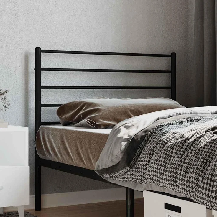 vidaXL Ersatz-Kopfteil Metall Schwarz 107 cm – Bild 2