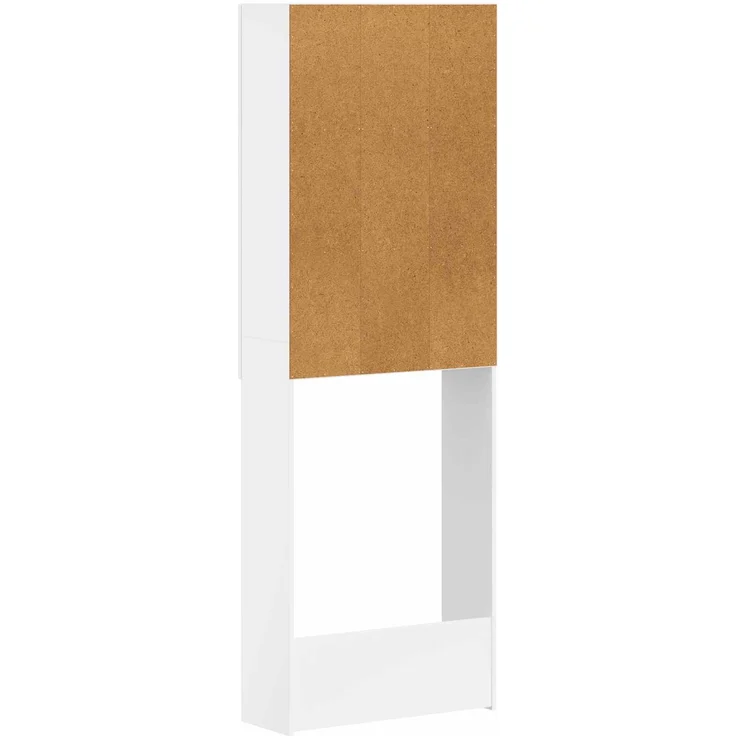 vidaXL Toilettenschrank ALKMAAR Hochglanz Weiß 66 x 25,5 x 190 cm 896259 – Bild 7
