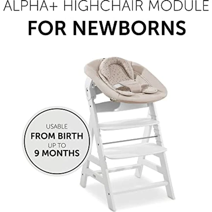 Hauck Babywippe Alpha Bouncer 2in1 kompatibel mit Hauck Hochstuhl Alpha+ und Beta+, Baby Wippe für Neugeborene ab Geburt bis 13 kg, mit Sitzverkleinerer, Shaukelfunktion, Winnie the Pooh Beige – Bild 5