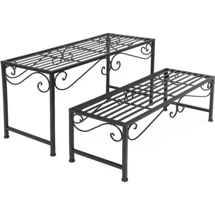 Frank Flechtwaren Sitzbank, Bank Ranken 2er Set – Bild 4