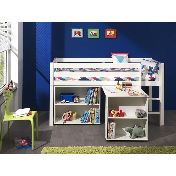 Spielbett Pino mit Schreibtisch und Regal
