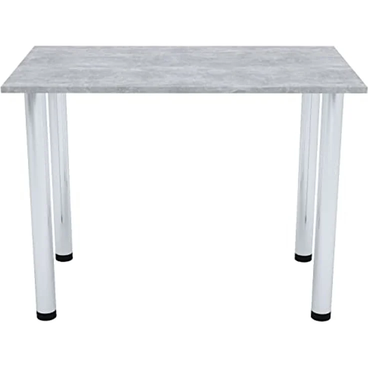 AKKE Esstisch (2mm PVC), Esszimmertisch mit Chrombeinen Küchentisch Bürotisch Kantenumleimung – Bild 4