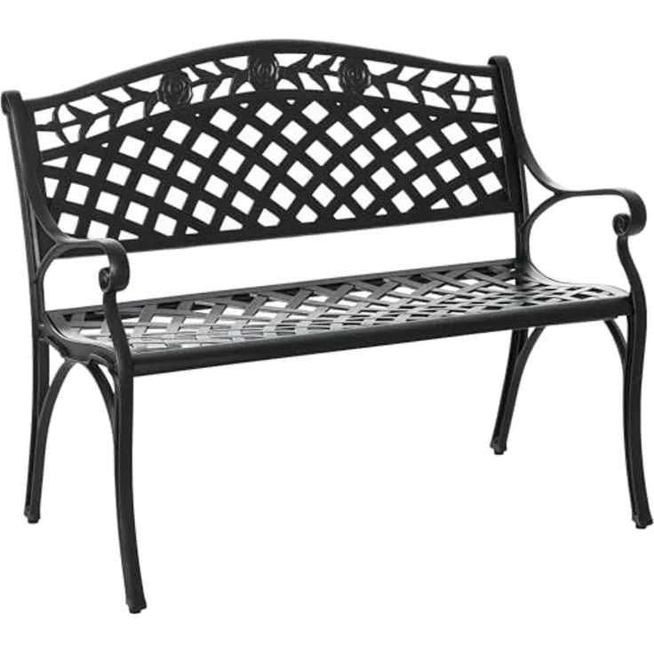 Outsunny Gartenbank Gartenbank aus Aluminium – Bild 1