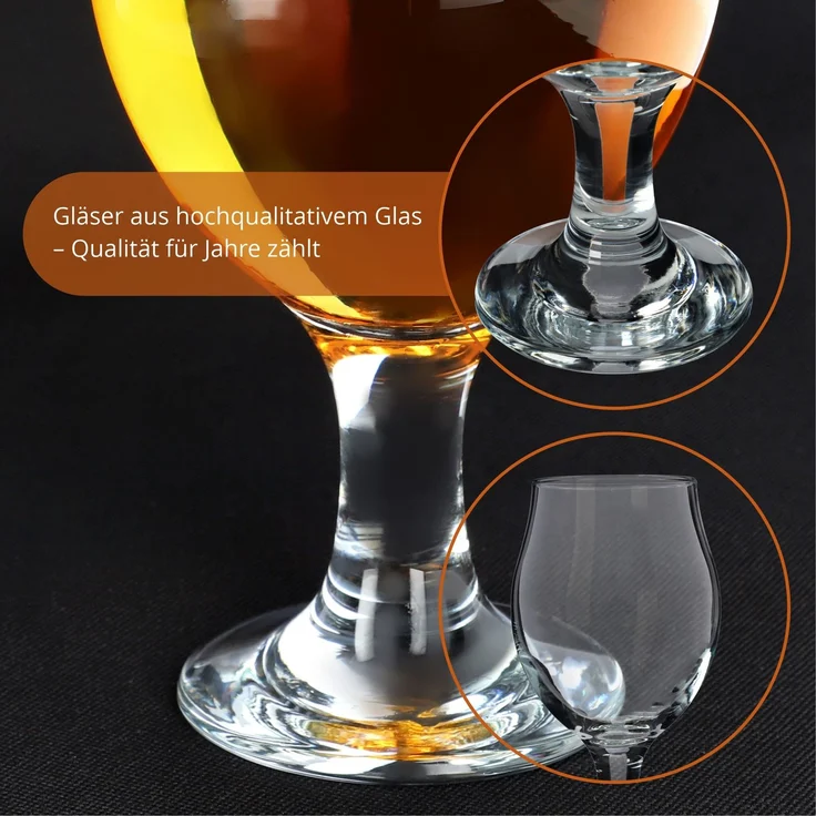 KADAX 6x Gläser für Bier und Gin Tonic Drinks 570ml Gläserset – Bild 3