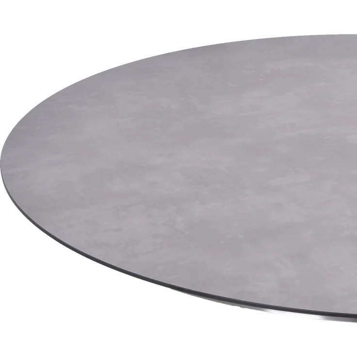 Gartentisch HUGO rund - Edelstahl/Kunststoff, Grau, 110 x 110 x 75 cm | Terrassentisch Wetterfest Outdoor Tisch – Bild 3