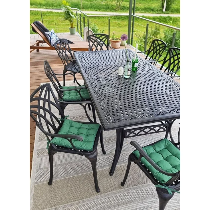 JACK Stuhlkissen JACK Outdoor 38x38cm Sitzkissen Lounge Kissen Sitzkissen Wasserfest, mit Lotus Effekt, robust, strapazierfähig, für Innen & Außen – Bild 3