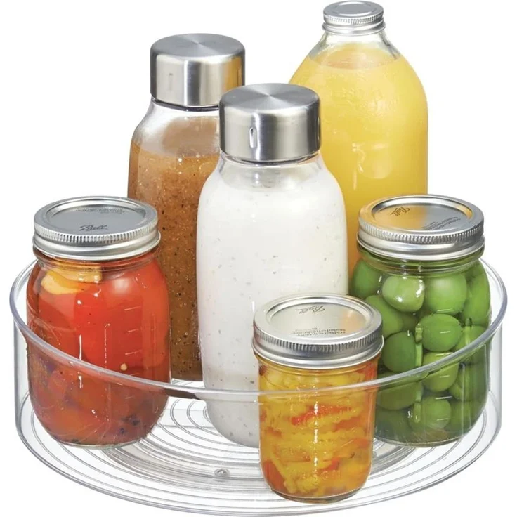 Drehteller Organizer Lazy Susan drehbares Ordnungssystem mDesign Transparent – Bild 7