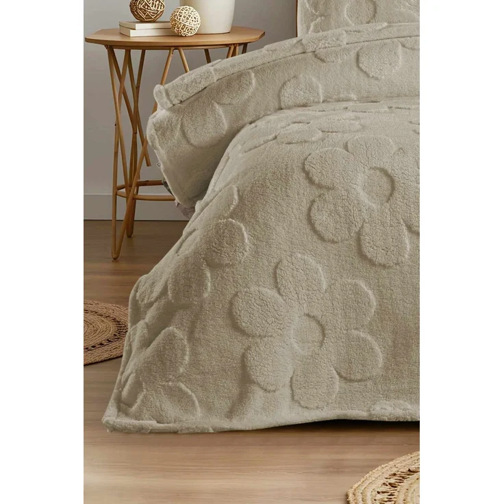 L'essentiel Maison 'Fleura - Beige' Doppelbettwäsche-Set, Beige – Bild 2
