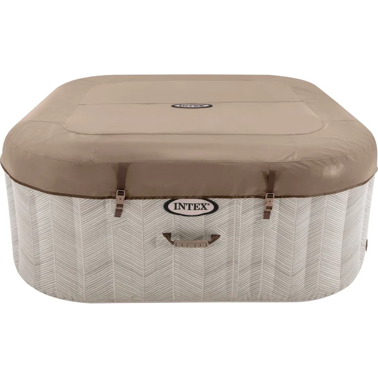 Intex 'PureSpa Chevron Deluxe Square' aufblasbarer Whirlpool, creme, Ø 239 x 71 cm – Bild 2
