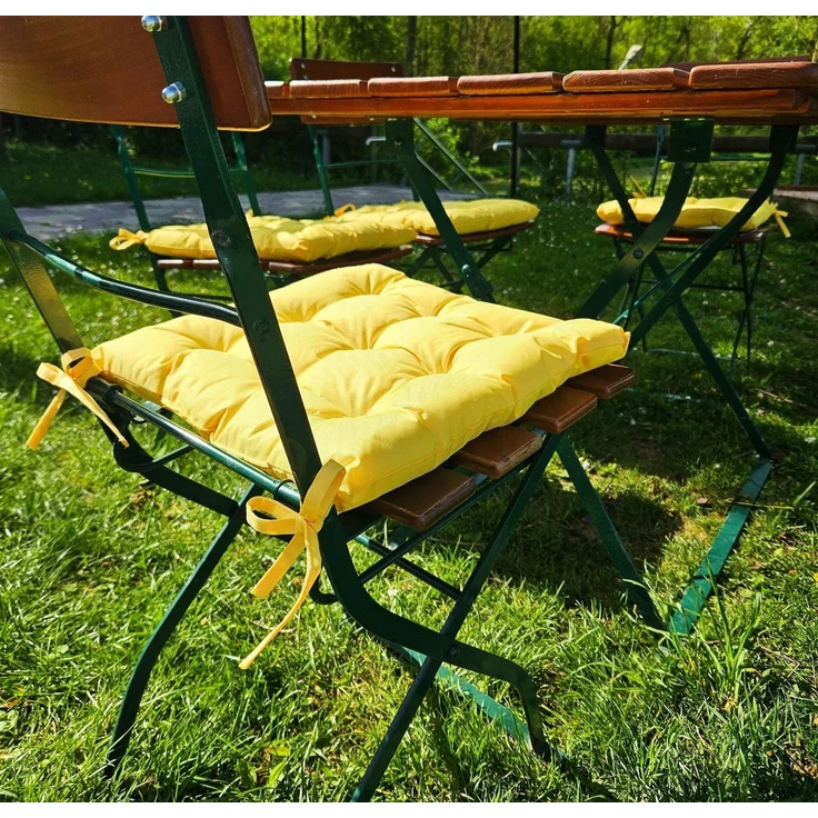 JACK Stuhlkissen JACK Outdoor 38x38cm Sitzkissen Lounge Kissen Sitzkissen Wasserfest, mit Lotus Effekt, robust, strapazierfähig, für Innen & Außen – Bild 3