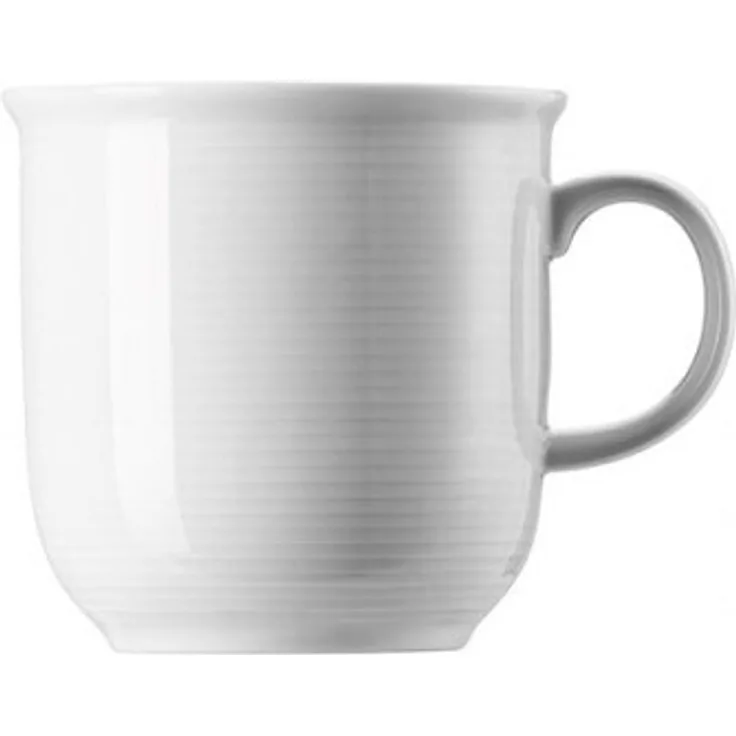 Thomas Trend Becher mit Henkel, Becher, Tasse, Kaffeebecher, Henkelbecher, Porzellan, Weiß, Spülmaschinenfest, 15571