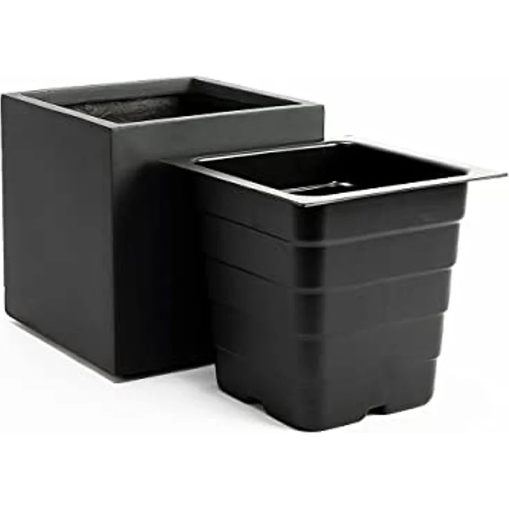 Pflanzwerk® Pflanzeinsatz Innentopf für alle CUBE Pflanzkübel Frostsicher Kunststoff Blumenkübel – Bild 4