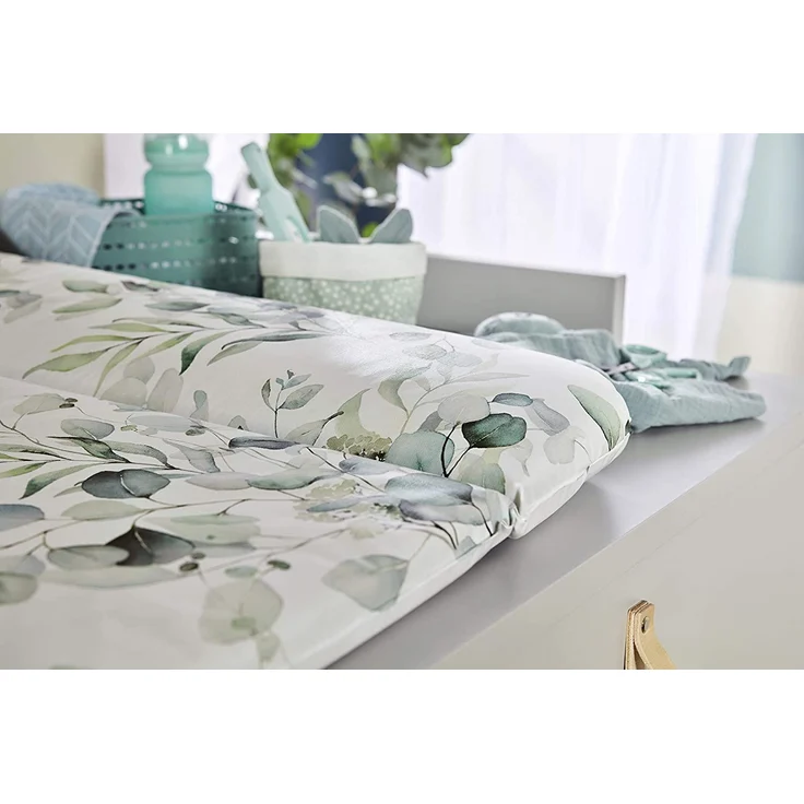 Rotho Babydesign Stillkissen-Set Multi, 190x35 cm, Inkl. Breite Wickelauflage, 85x72 cm, ab 0 Monate, Natural Leaves – Bild 7