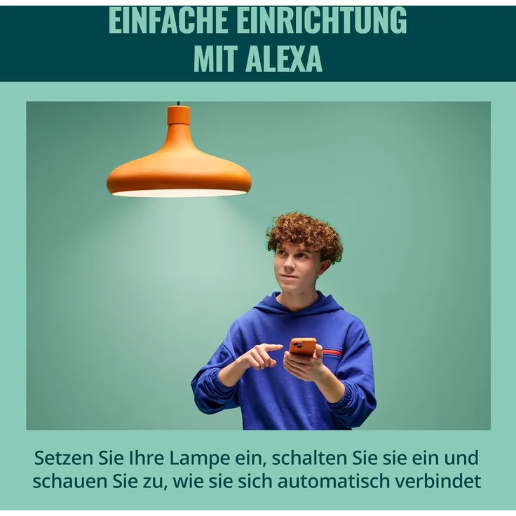 Wiz Smart LED A60-Lampe, Color und Tunable White, E27-Sockel, äquivalent 60 W, 2200–6500 K, 806 Lumen, dimmbar, funktioniert mit Alexa, Google Assistant, und Apple Home, 2er Pack – Bild 2