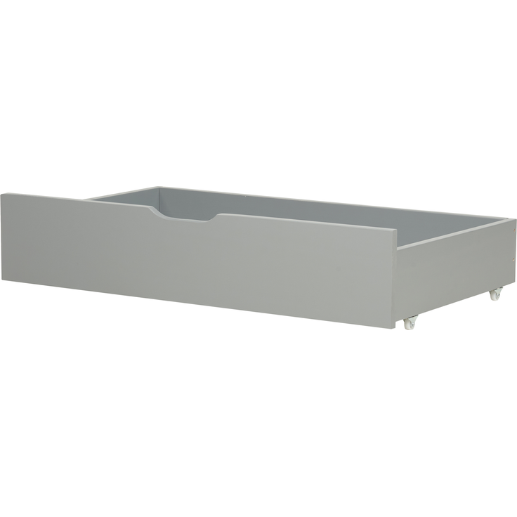 Bettschublade 2er Set RUMILLY Holz Grau