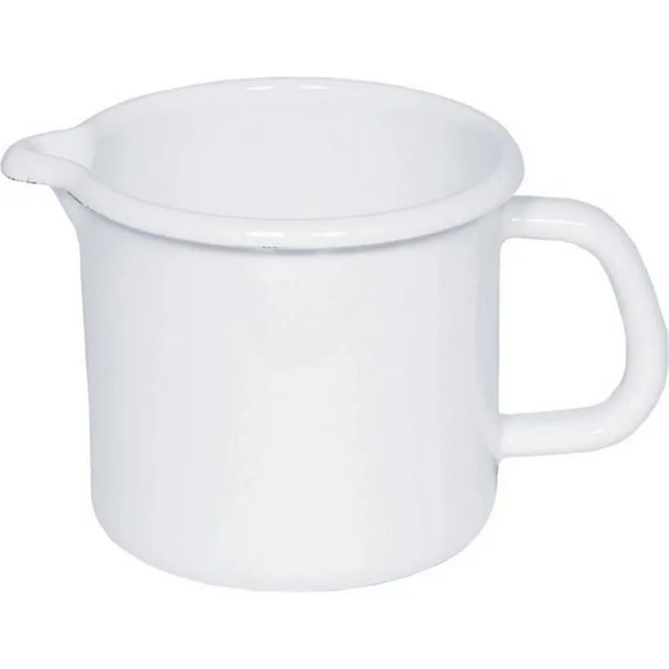 Riess Schnabel- Milchtopf Ø16cm 2 Liter Emaille Classic Weiss