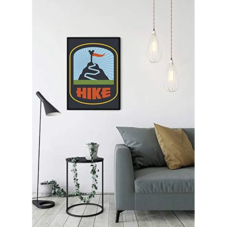 Komar Disney Wandbild Mickey Mouse Hike, Kinderzimmer Dekoration, Kunstdruck, 50x70cm, ohne Rahmen, hochwertiger Druck, Made in Germany – Bild 5