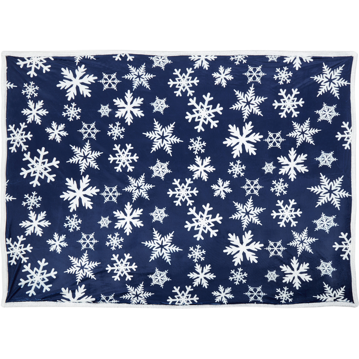 Kuscheldecke ANISE 150 x 200 cm Dunkelblau – Bild 4