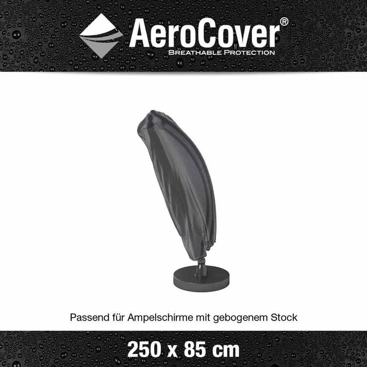 AeroCover Schutzhülle für Ampelschirm H250x85 cm Ø 3,5m