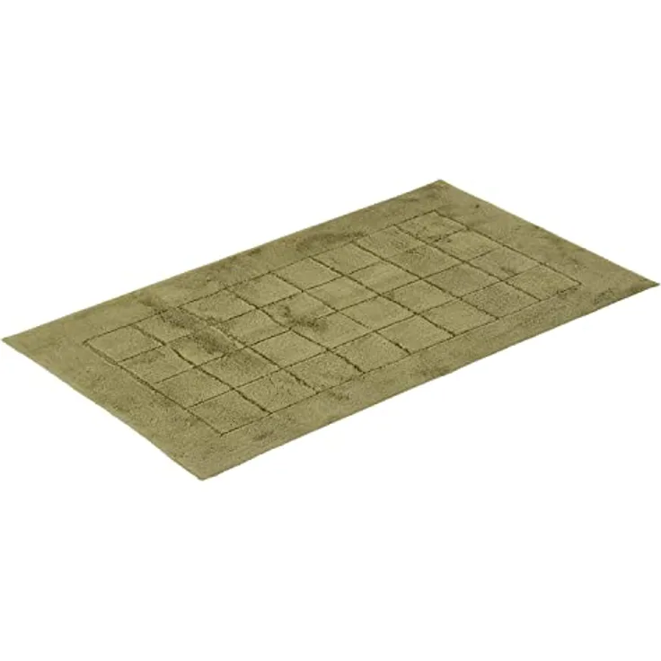 Vossen Badteppich Exclusive, hochfloriger Badematte aus 100% Baumwolle in alpine green, rutschfest und fußbodenheizungsgeeignet