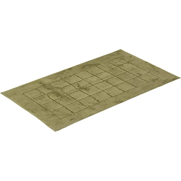 Vossen Badteppich Exclusive, hochfloriger Badematte aus 100% Baumwolle in alpine green, rutschfest und fußbodenheizungsgeeignet – Bild 1