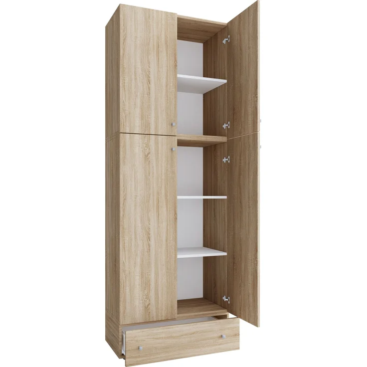 VCM Büroschrank Lona 917793 Sonoma-Eiche H. 200 x B. 70 x T. 39 cm – Bild 2