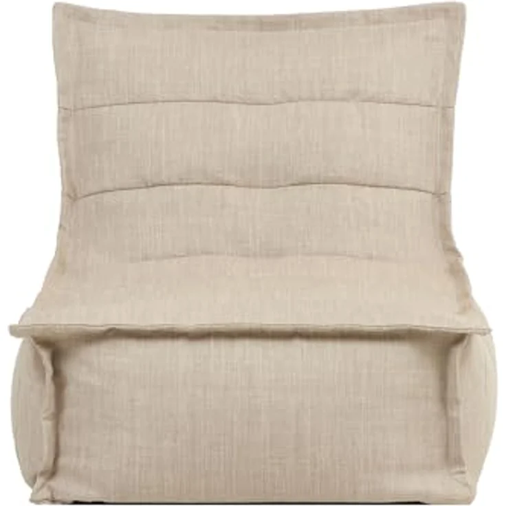 Icon Dolce Sitzsack-Liege für Erwachsene, Beige, Indoor Outdoor Sitzsack mit Füllung, Bean Bag, Wasserabweisender Stoff, Bequemer Sessel für Wohnzimmer, Lounge, Schlafzimmer, Garten – Bild 7