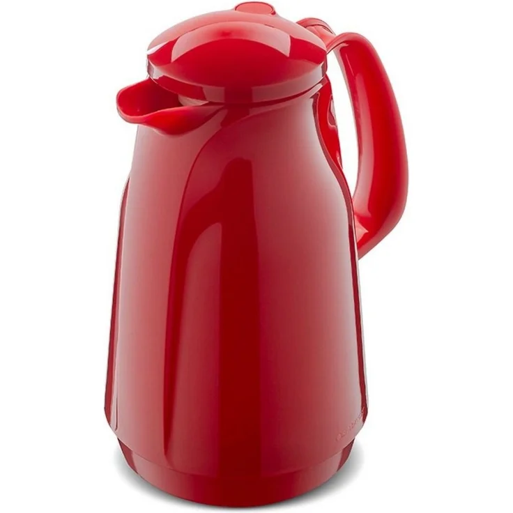 ROTPUNKT Isolierkanne 1,5 Liter Glaseinsatz I hochwertig I langlebig I 24 Std heiß, 1.5 l, (Kaffeekanne I Teekanne), Glaskolben aus doppelwandigem Rosalin-Glas – Bild 1