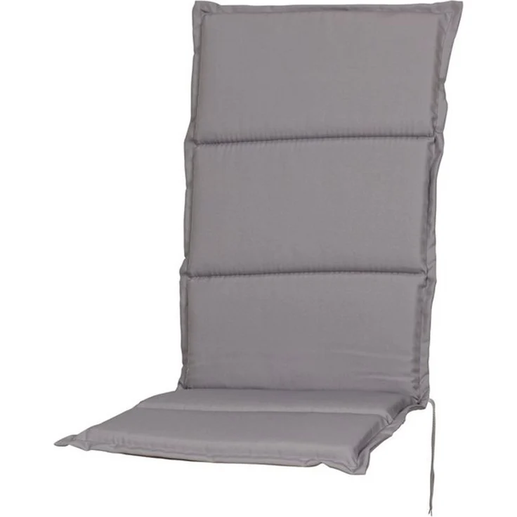 Sun Garden Hochlehnerauflage Hochlehner Elba 50234-715 grau 121x50x4Sun Garden, (1 St), mit Bindebändern – Bild 2