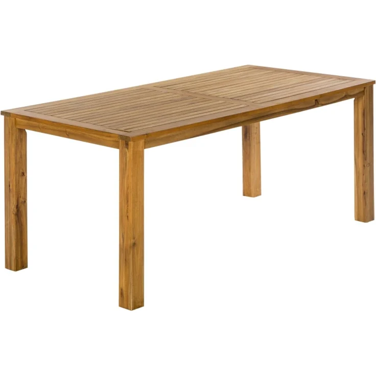 Batavia Gartenmöbel Set 9tlg, 4 Stapelsessel, 4 Auflagen, Tisch 185 x 90 cm – Bild 7