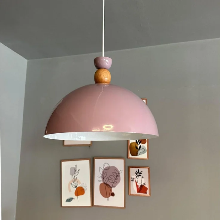 Bamyum Pendelleuchte Pendelleuchte Yimpi Hängelampe Industrial Ø30 cm, E27, Moderne Lampe, ohne Leuchtmittel, E27, Dimmbar, Einstellbare Kabellänge – Bild 2