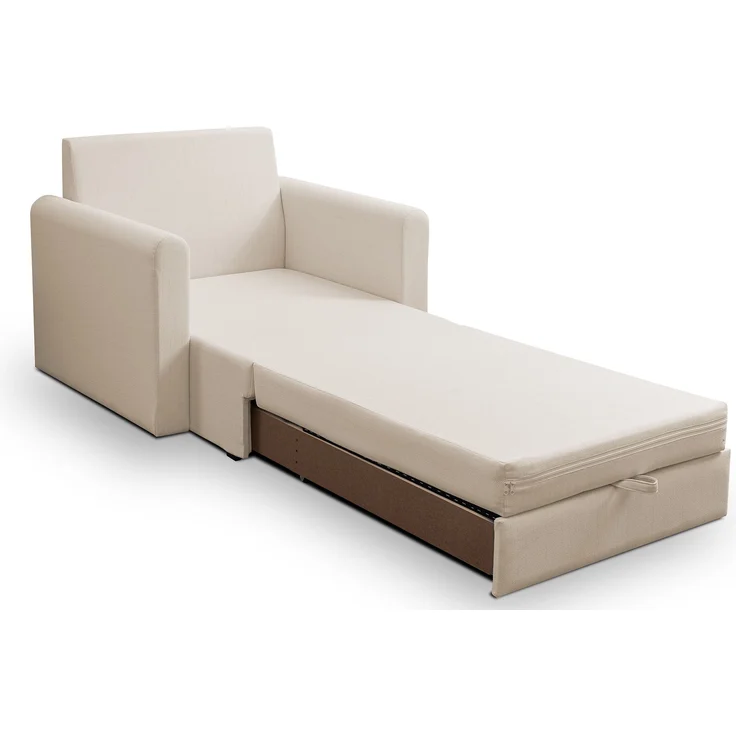 Selsey 'Dejano' Schlafsessel, hellbeige, ca. 90 x 103 x 115 cm – Bild 3