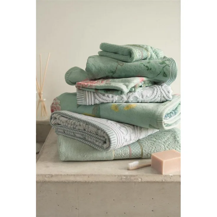 Pip Studio Waschhandschuh-Set Tile de Pip Hellblau (3-teilig) 236321