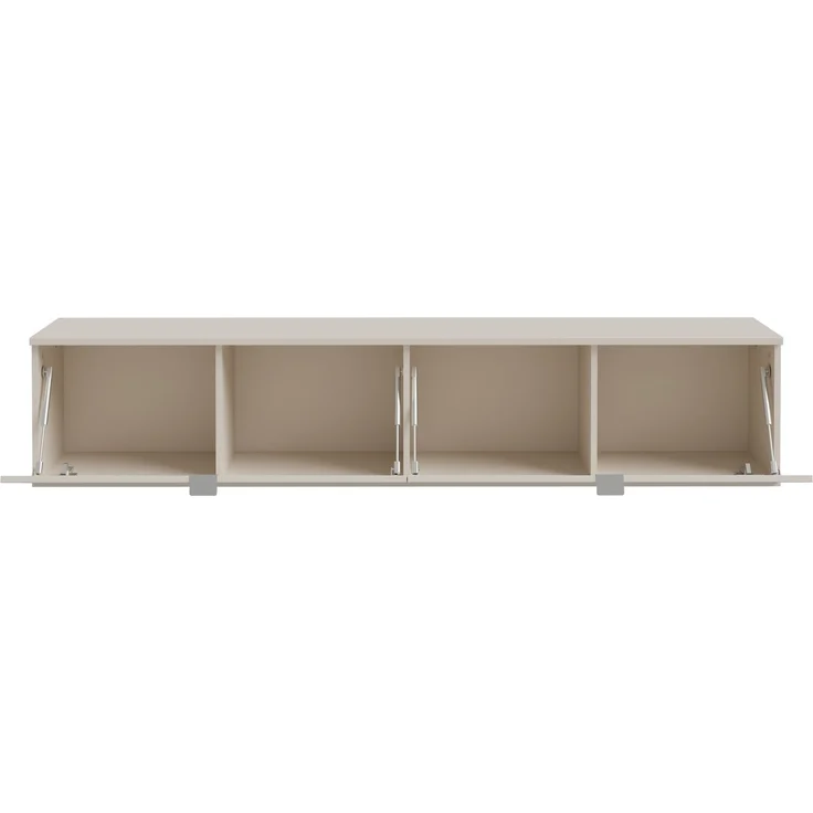 Lowboard >LIBERTAD< Hängeschrank, in sandfarbig - 178,8x37,5x34,8cm (BxHxT) – Bild 3