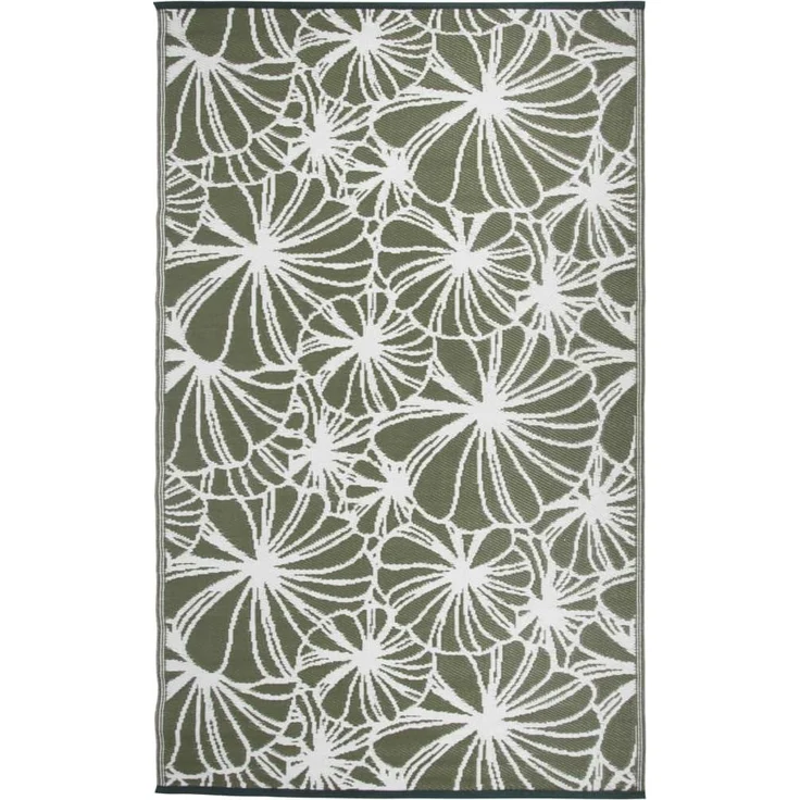 Esschert Design Outdoor-Teppich 241x152 cm Blumenmuster OC21 – Bild 3