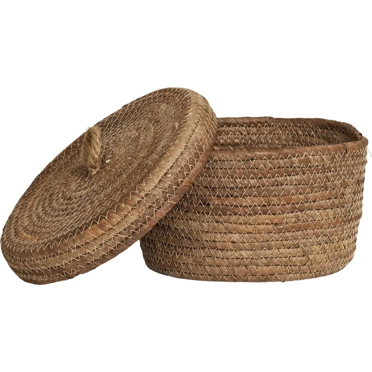 House Nordic Körbe, Bananenblatt, natur, 2er-Set – Bild 4