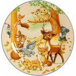Ritzenhoff & Breker Teller Waldtiere, Frühstücksteller, Kuchenteller, Porzellan, Bunt, Ø 19 cm, 422443