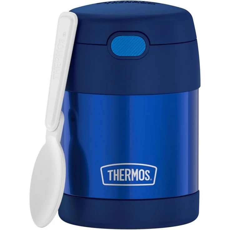 RMOVR THERMOS kids FUNTAINER FOOD JAR 0,30l, navy, Thermobehälter für Essen mit Löffel für Kinder, 5 h heiß / 7 h kalt, absolut dicht für Suppe, Müsli, Pause – Bild 5