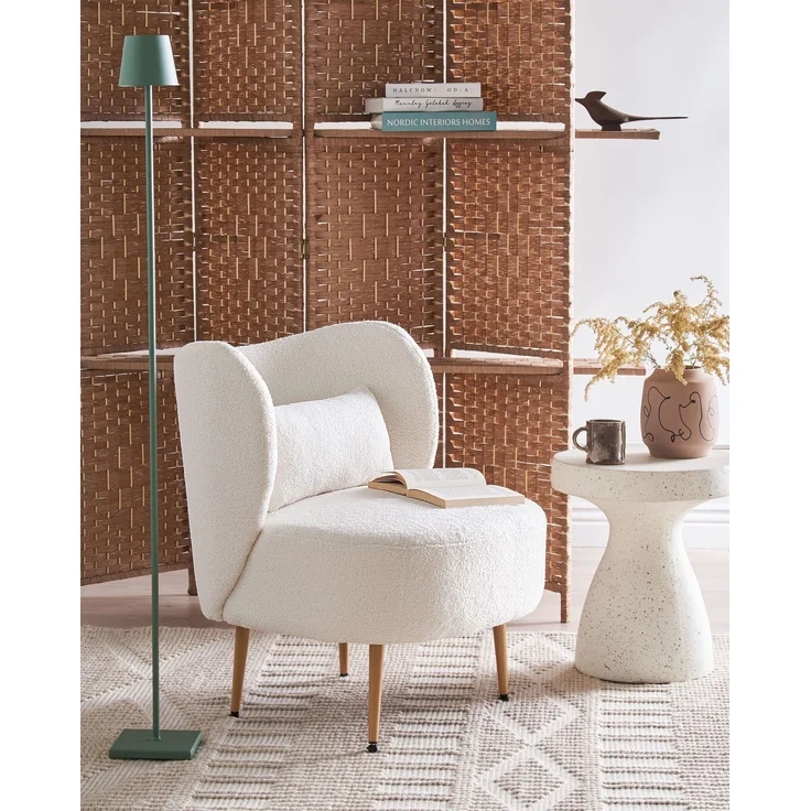 Sessel OTSBY II mit Kissen Bouclé Creme – Bild 3