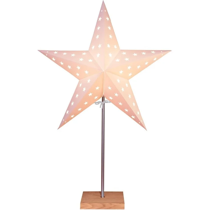 Star Leo Standleuchte, Papier, Beige/Braun, 60 x 43 cm – Bild 3