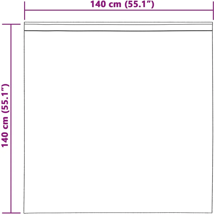 Verdunkelungsvorhänge 2 pcs | für Wohnzimmer & Schlafzimmer Hellgrau 140 x 140 cm Samt – Bild 7