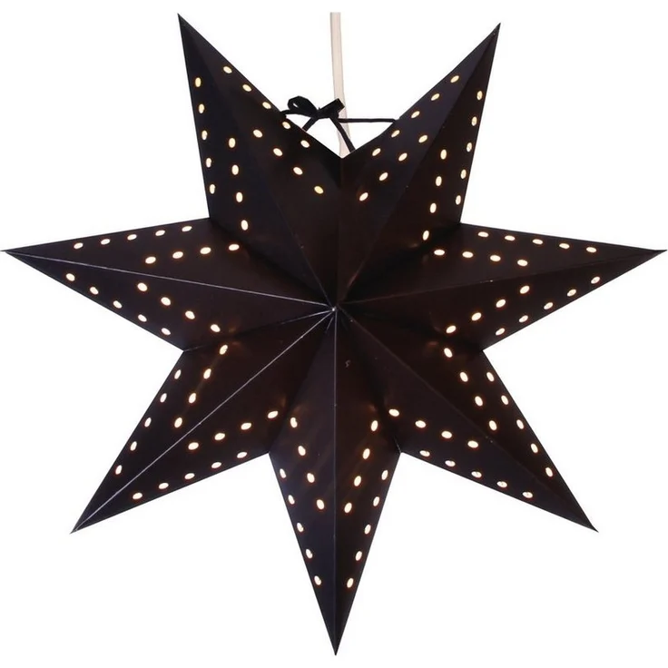 Star Bobo Papierstern, Papier, schwarz – Bild 3