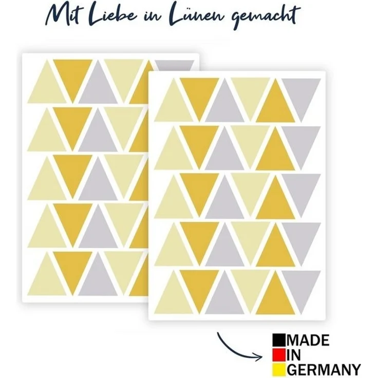 WANDKIND Wandtattoo Dreieck Set 60 Stück V286 Triangle – Bild 4