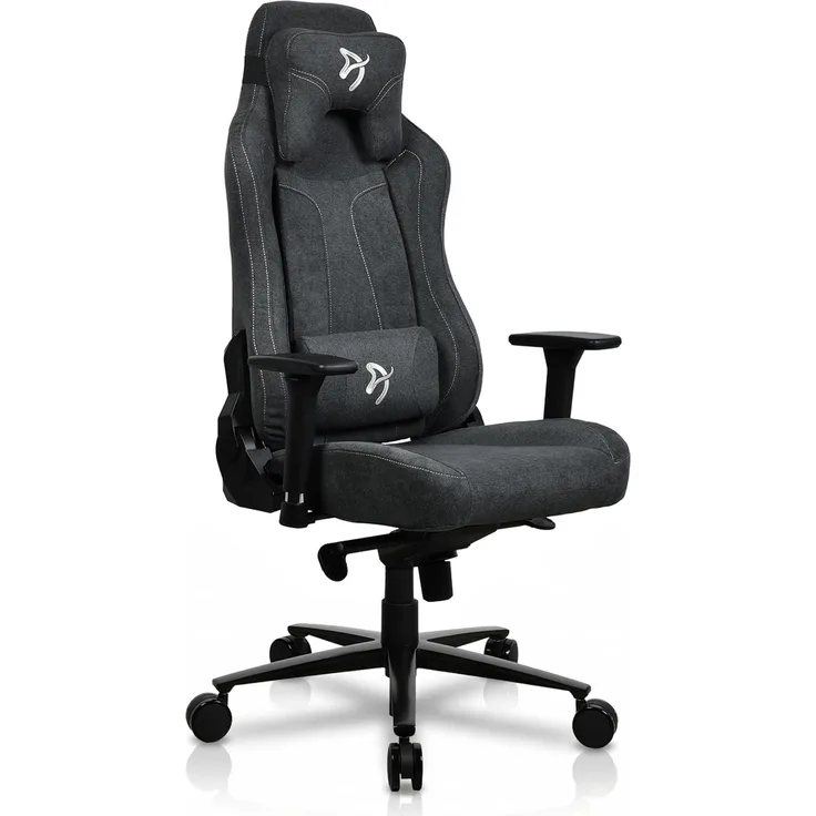 Arozzi Vernazza Soft Fabric Gamingstuhl, Stoff, dunkelgrau