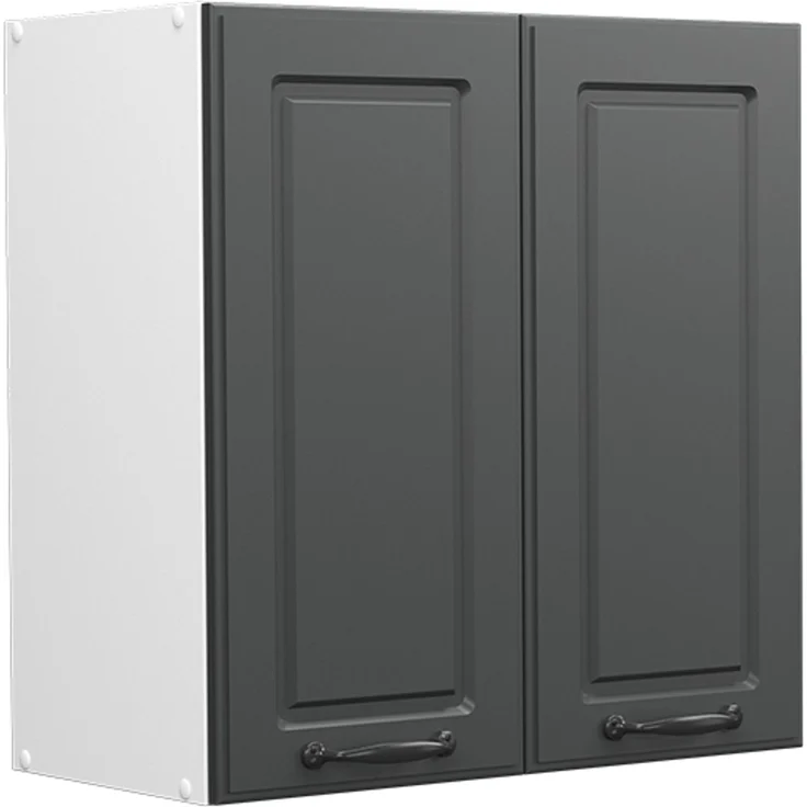 Küchenfront R-Line Anthrazit Landhaus 59.2 x 59 cm Möbelfront für den Hängeschrank Vicco – Bild 5