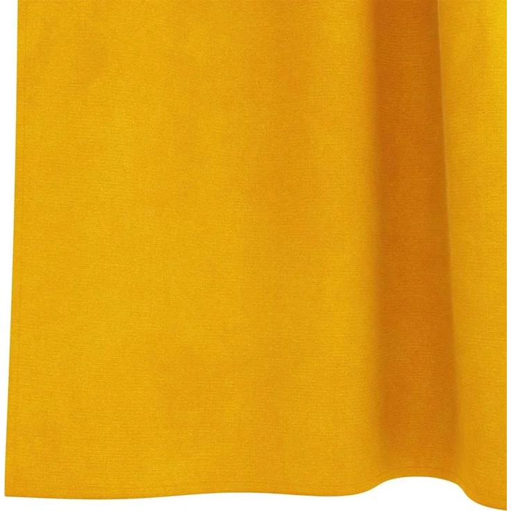 Verdunkelungsvorhänge 2 pcs | für Wohnzimmer & Schlafzimmer Senfgelb 140 x 140 cm Samt – Bild 6