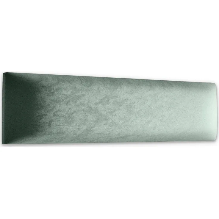 Muralo Samt Wandkissen Stoff Polsterpaneel Schlafzimmer Wohnzimmer Bett Wandpolster Bettkopfteil Lendekissen Modern Luxus Gepolstert Polster Paneel (Mint, 90 cm x 30 cm)